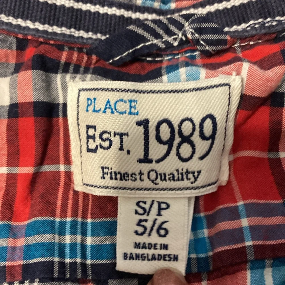 Boys plaid shirt